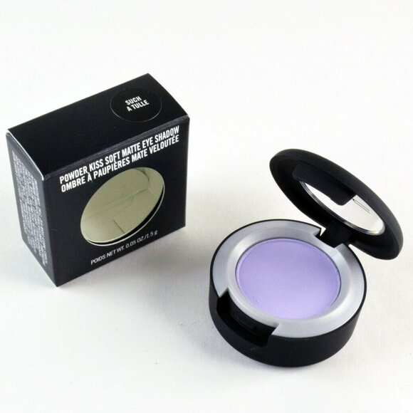 2 MAC shadows POWER TO THE PURPLE & SUCH A TULLE NIB - Picture 5 of 6
